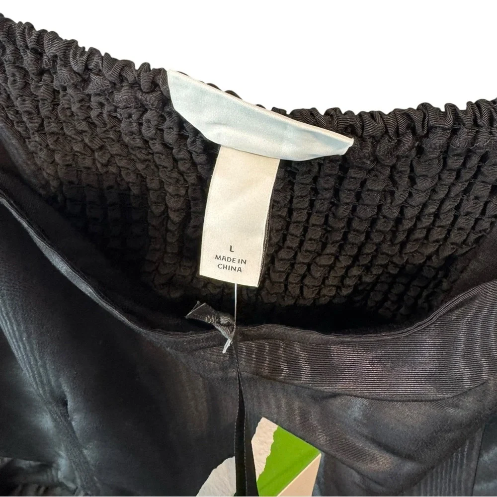 kate spade‎ x Target Tiered Ruffle Midi Tank Dress Black Large